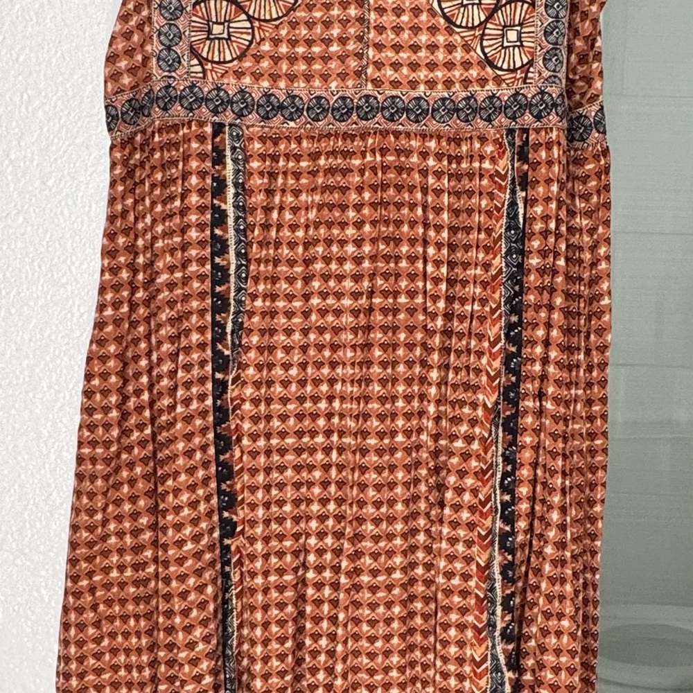 Doen Brown and Black Midi Dress - Picture 4 of 4